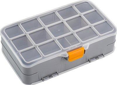 Органайзер для мелочей Blocker Эксперт 8 двухсторонний, серо-свинцовый, оранжевый BR383210026