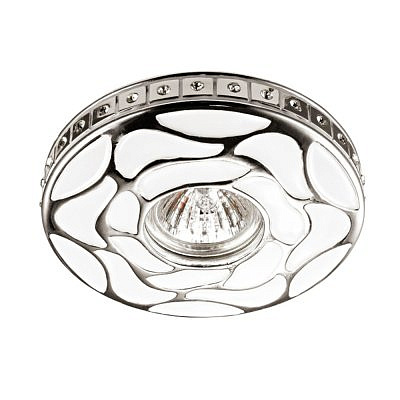 Встраиваемый декоративный  светильник 370214 SPOT NT16 303 белый/хром IP20 GX5.3 50W 12V PATTERN