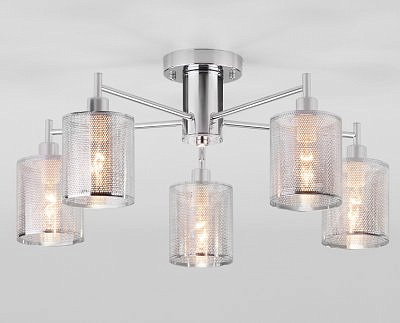 Люстра потолочная Eurosvet 70109/5 хром