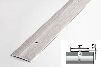 Профиль ПС03 ясень белый 37*1800