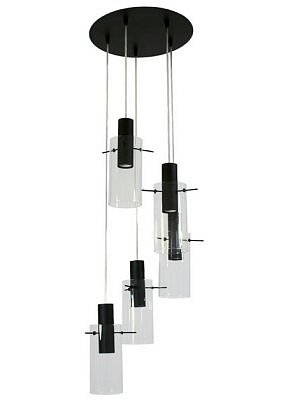 Светильник подвесной Лорд 251 черн (Плафон 9003) НСБ 01-5х60-136  Е27 ИМ 