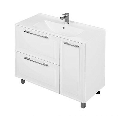 Тумба напольная MIRSANT Адель 100 с раковиной MORE 100