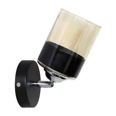 Светильник настенный ЭЛЕТЕХ Софи 1 чернный 01 60 146 Е27  