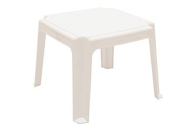 Столик к лежаку ГЗ квадратный белый 