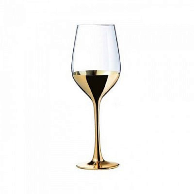 Набор бокалов СЕЛЕКТ 270мл Электрическое золото  4шт