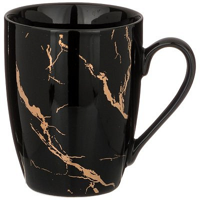 КРУЖКА "FANTASY" 330МЛ, ЧЕРНАЯ 