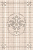 Традиция Клетка Овал декор AD/B178/8236 20*30