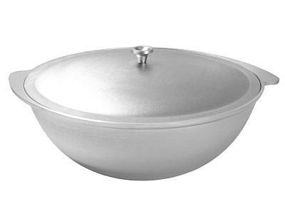 Казан 7л для плова Алюминий с крышкой К70