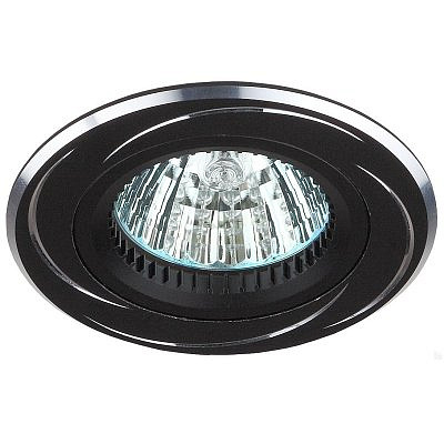 Светильник точечный Maksisvet 34 AL/BK черный хром MR16