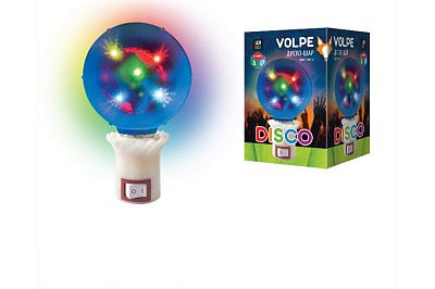 Светодиодный светильник Volpe ULI-Q309 1,5W/RGB ДИСКО ШАР 3D Свечение 3D звёзды UL-00002762 
