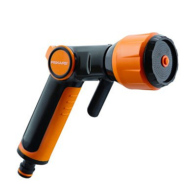 Пистолер-распылитель регулируемый c аквастопом MULTI//FISKARS