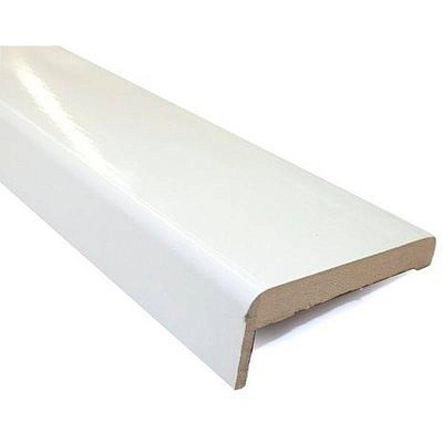 Наличник ALBERO GL Глянец белый плоский телескопический 70мм