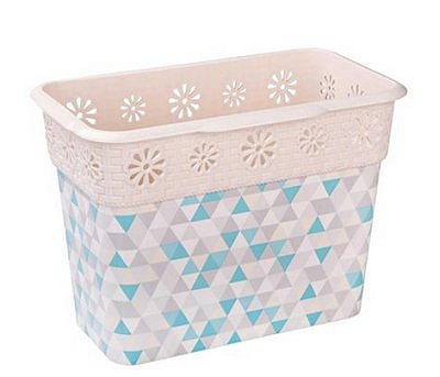 Корзина универсальная "Пирамида"10л бежевая (уп.15)