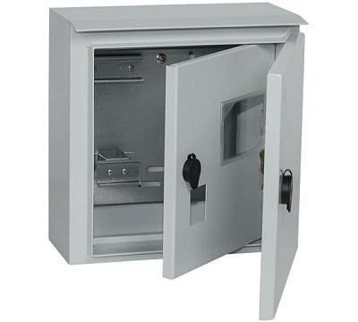 Корпус щита учета под 1-ф счет. ЩУ-1/1-1 IP54 ИЭК..