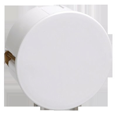 Коробка распаячная IEK СП 80*40мм IP20 круглая , белый под штукатурку в гипсокартон для полых стен (металлические лапки, с крышкой) КМ41024