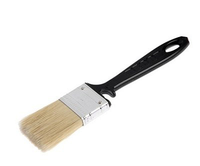 Кисть DECOR "Black Edition" 40х12мм светлая смешанная щетина, пластиковая ручка 713-035