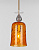 Светильник подвесной Eurosvet 50194/1 янтарный