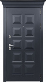 Входная дверь Владимир Касилия МДФ Софт черный, МДФ Софт белый 860 правая