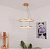 Люстра Incontri 5003-600+400 FGD, LED 92W (60*60*100)