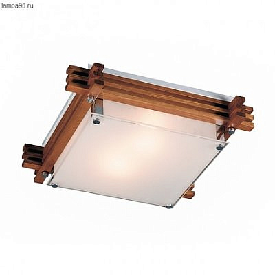 Светильник настенно-потолочный Сонекс 2241/6 дерево хром E27 6*40W