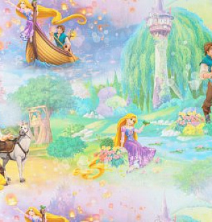 Обои OVK Design 10473-01 Disney Рапунцель 1,06*10м