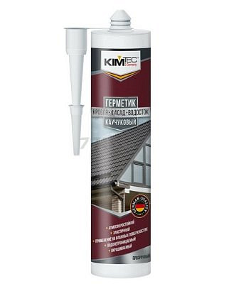 Герметик KIMTEC  каучуковый кровля, фасад, водосток бесцветный 310мл  02-05-82