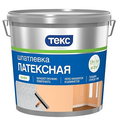 Шпатлевка латексная "Профи" 8 кг ТЕКС