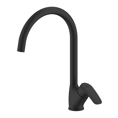 Смеситель для кухни MILARDO Rora RORBL0JM05 черный матовый 