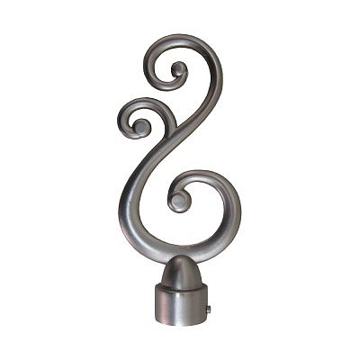 Комплект из 2-х наконечников ВИОЛА СН-16-137-29 Хром матовый 