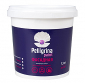 Краска в/д PELLIGRINA PAINT акриловая фасадная белоснежная (1,5кг)