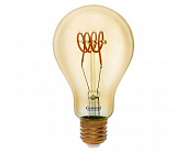 Лампа светодиодная General Loft A75SS E27 6W 1800K 2K филамент золотая 661014
