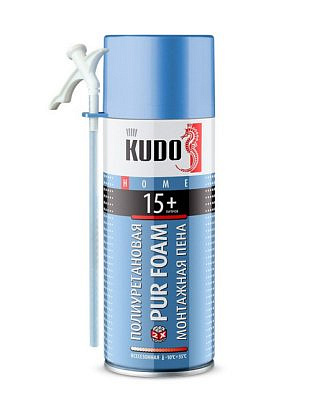 Пена монтажная бытовая всесезонная KUDO HOME 15+ 520мл