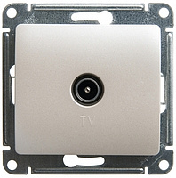 Механизм розетки TV 1-м проходн. 4DB перламутр SchE GLS000692