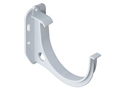 Кронштейн желоба ПВХ (Белый)