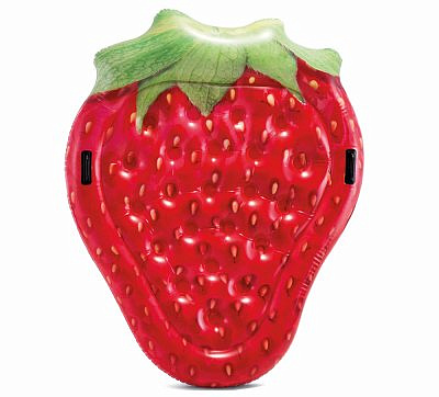 Надувной плотик 168*142см Клубника