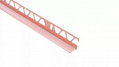 Угол внутренний под плитку светло-розовый 7 мм