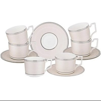 ЧАЙНЫЙ НАБОР LEFARD "INFINITY" НА 6 ПЕРСОН 12 ПРЕДМЕТОВ  25 0мл 440-250