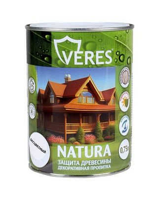 Пропитка VERES NATURA декоративная Бесцветный 0,75л