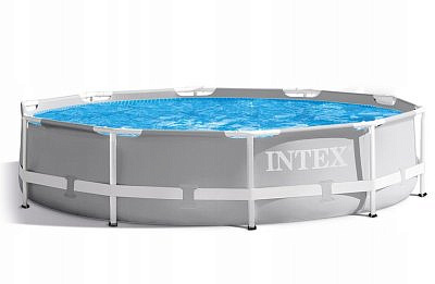 Бассейн каркасный круглый 610*132 см, 32695 л, фильтр-насос 5678 л/ч "Prism Frame" INTEX 26756
