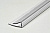 Профиль торцевой 4х2100 мм (прозрачный)