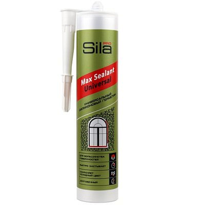 Герметик SILA Pro Max Sealant силиконовый универсальный  белый 280мл