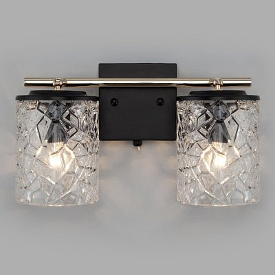 Светильник настенный Eurosvet 20095/2 черный золото