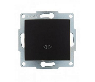 707-4288-107 KARINA мех. выкл. СУ 1 кл. 10А (промежут.) чёрн. бархат (корп. ABS)