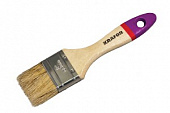 Кисть плоск"KRAFOR"ЕВРО деревянная ручка №1,5 (38мм) 004-0015/49212