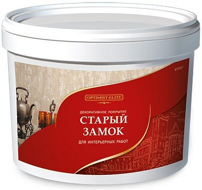 Декоративное покрытие  Старый замок д/интерьерных работ т/м "OPTIMIST-ELITE" 7кг
