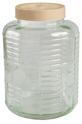 Банка для вина ГВ-163 12л прозрачная с гидрозатвором 10/3815