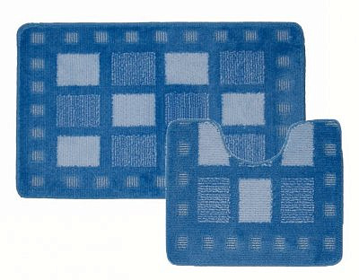 Коврик BANYOLIN CLASSIC COLOR из 2-шт.60*100см. голубой