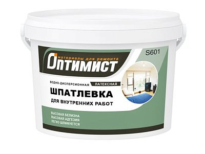 Шпатлевка Оптимист для внутренних работ латексная 5кг