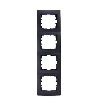 Рамка вертикальная 4я черный бархат 4200-154 69827