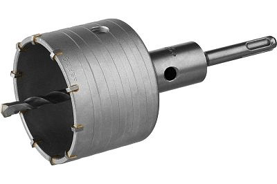 Коронка ЗУБР буровая кольцевая, SDS+ хвостовик, 80мм, в сборе 2918-80